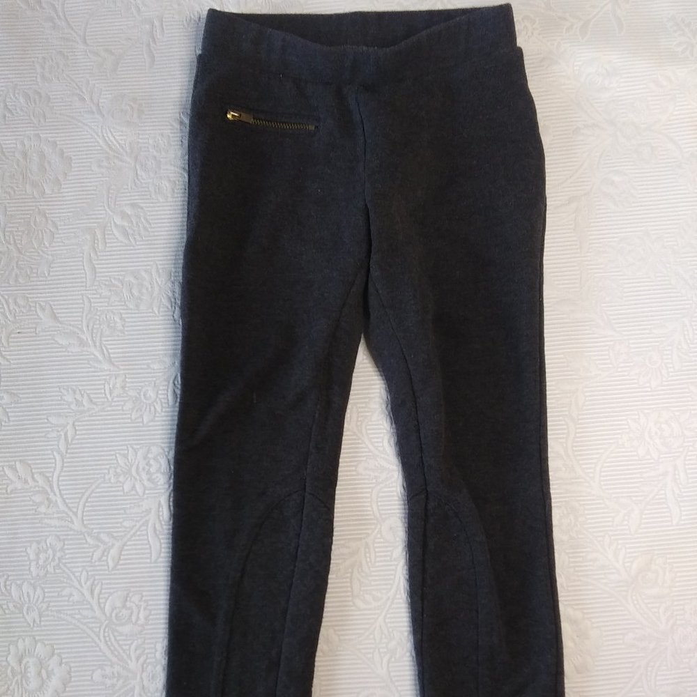 OshKosh | DarkGray Knit Equestrian-style Pants | 6